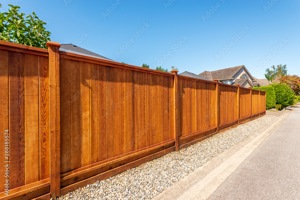 Angled Fencing for Sloping Yards
